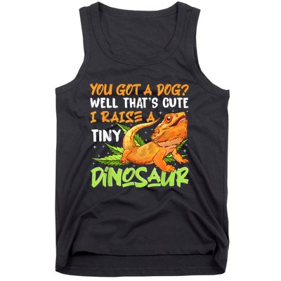 Funny Bearded Dragon Pet Reptile Lizard Lover Tank Top