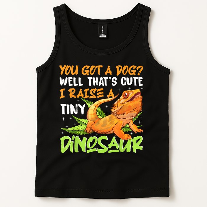 Funny Bearded Dragon Pet Reptile Lizard Lover Tank Top