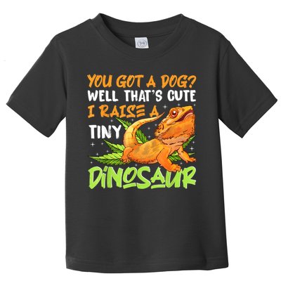 Funny Bearded Dragon Pet Reptile Lizard Lover Toddler T-Shirt