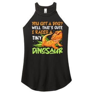 Funny Bearded Dragon Pet Reptile Lizard Lover Women's Perfect Tri Rocker Tank