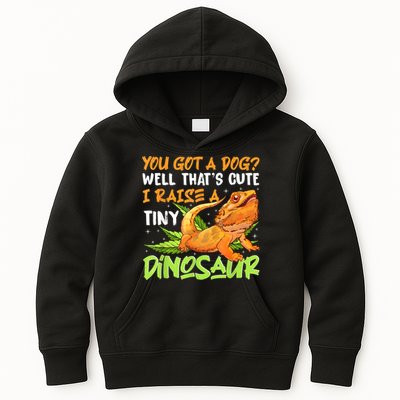 Funny Bearded Dragon Pet Reptile Lizard Lover Kids Hoodie