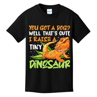 Funny Bearded Dragon Pet Reptile Lizard Lover Kids T-Shirt