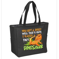 Funny Bearded Dragon Pet Reptile Lizard Lover Zip Tote Bag