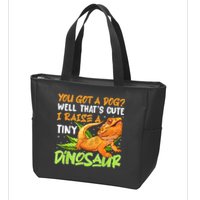 Funny Bearded Dragon Pet Reptile Lizard Lover Zip Tote Bag