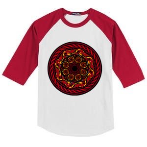 Fire Breathing Dragons Kids Colorblock Raglan Jersey