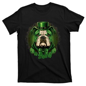 Funny Bulldog Dog St Patricks Day Irish Saint Patrick Day T-Shirt