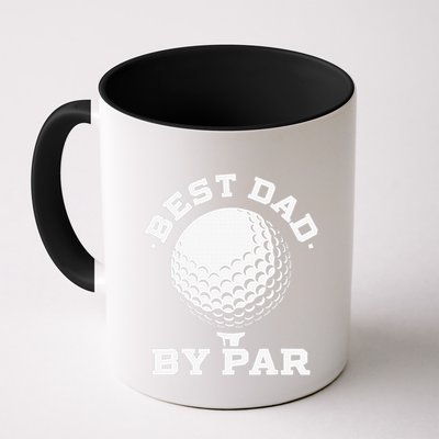 Funny Best Dad by Par Golf Player Father's Day Mug