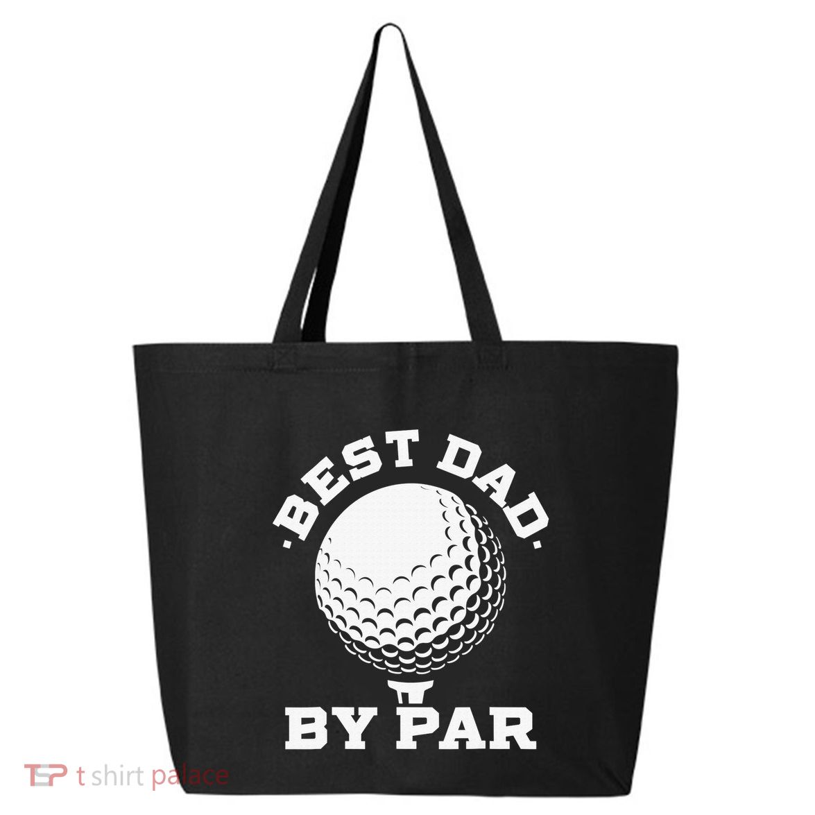 Funny Best Dad by Par Golf Player Father's Day 25L Jumbo Tote