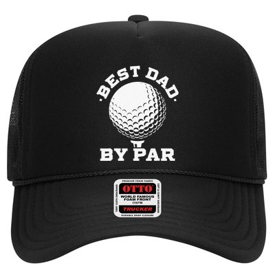 Funny Best Dad by Par Golf Player Father's Day Trucker Hat