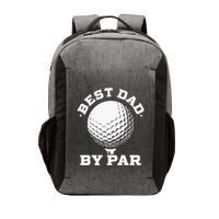Funny Best Dad by Par Golf Player Father's Day Vector Backpack