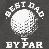 Funny Best Dad by Par Golf Player Father's Day Vector Backpack