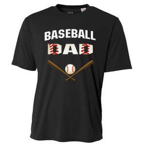 funny Baseball Dad Best gift idea for fathers tee Cooling Performance Crew T-Shirt