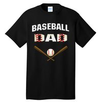 funny Baseball Dad Best gift idea for fathers tee Tall T-Shirt