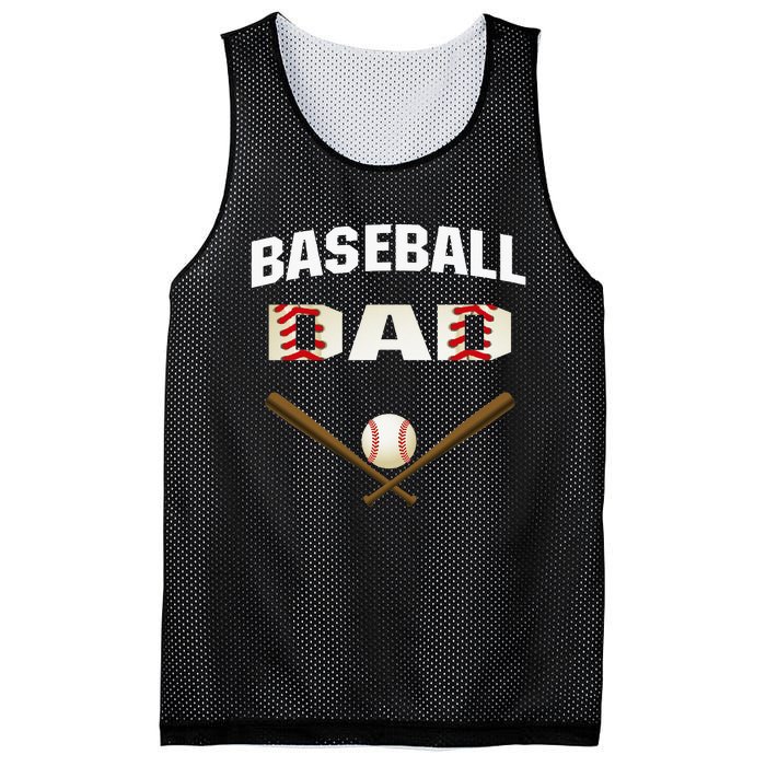 funny Baseball Dad Best gift idea for fathers tee Mesh Reversible Basketball Jersey Tank