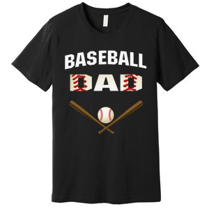 funny Baseball Dad Best gift idea for fathers tee Premium T-Shirt