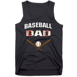 funny Baseball Dad Best gift idea for fathers tee Tank Top