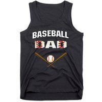 funny Baseball Dad Best gift idea for fathers tee Tank Top