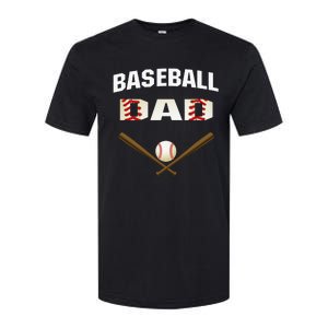 funny Baseball Dad Best gift idea for fathers tee Softstyle CVC T-Shirt