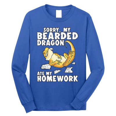 Funny Bearded Dragon Lizard Lover Bearded Dragon  Long Sleeve Shirt