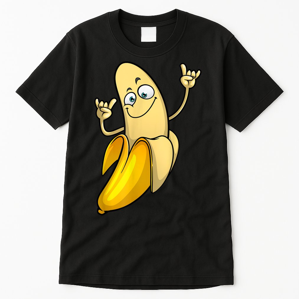 Funny Banana Designs For Men Women Fruit Lover Farming Food Tall T-Shirt