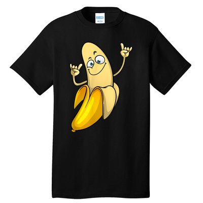 Funny Banana Designs For Men Women Fruit Lover Farming Food Tall T-Shirt