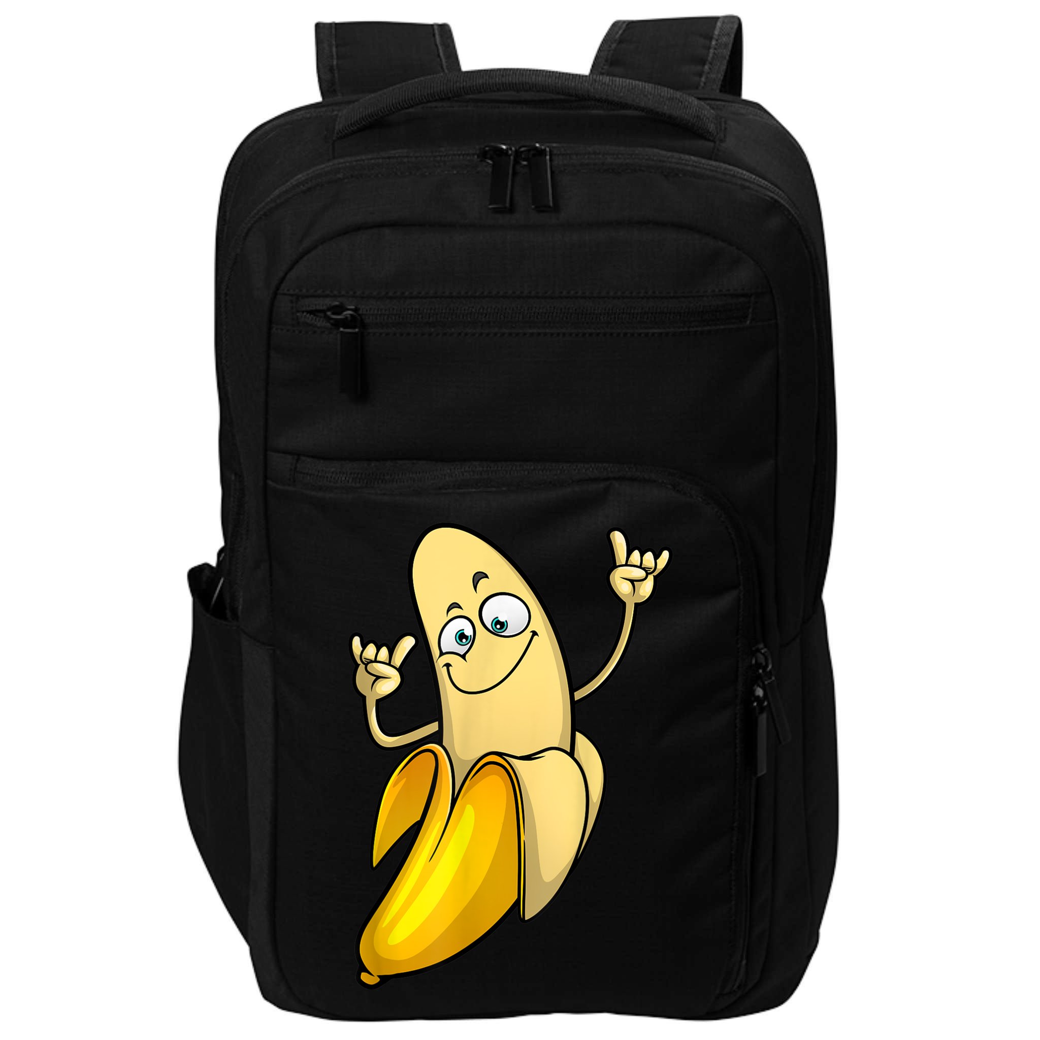 Funny Banana Designs For Men Women Fruit Lover Farming Food Impact Tech Backpack