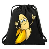 Funny Banana Designs For Men Women Fruit Lover Farming Food Drawstring Bag