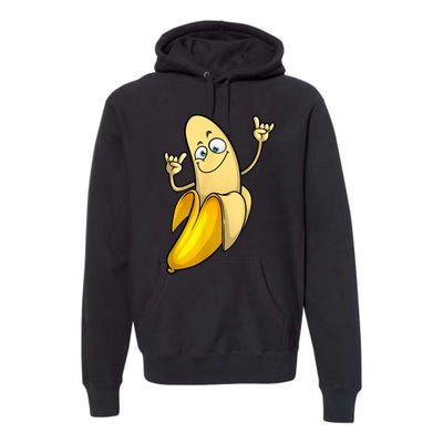 Funny Banana Designs For Men Women Fruit Lover Farming Food Premium Hoodie