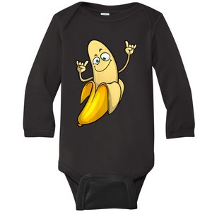 Funny Banana Designs For Men Women Fruit Lover Farming Food Baby Long Sleeve Bodysuit