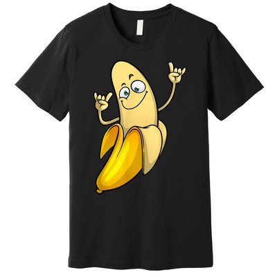 Funny Banana Designs For Men Women Fruit Lover Farming Food Premium T-Shirt