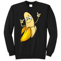 Funny Banana Designs For Men Women Fruit Lover Farming Food Tall Sweatshirt