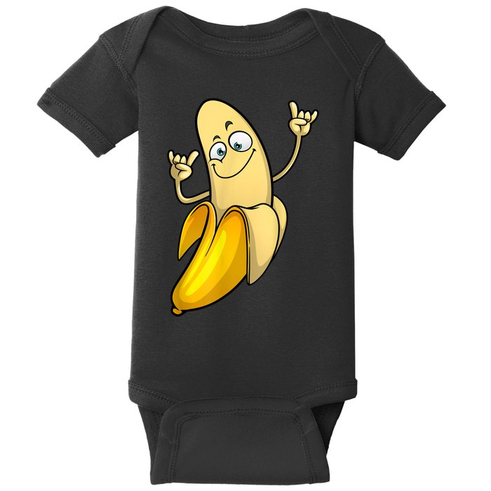 Funny Banana Designs For Men Women Fruit Lover Farming Food Baby Bodysuit