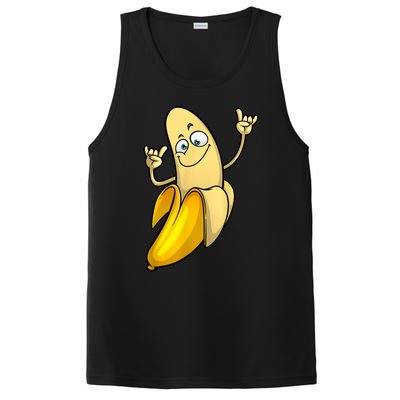 Funny Banana Designs For Men Women Fruit Lover Farming Food PosiCharge Competitor Tank