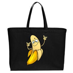 Funny Banana Designs For Men Women Fruit Lover Farming Food Cotton Canvas Jumbo Tote