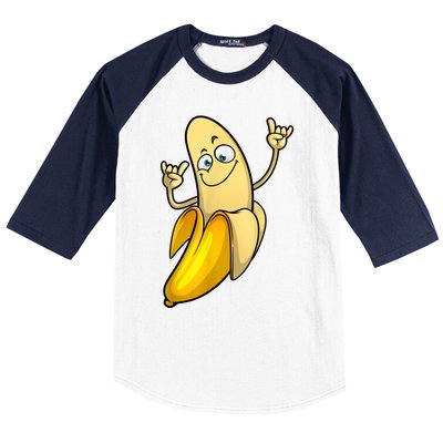 Funny Banana Designs For Men Women Fruit Lover Farming Food Baseball Sleeve Shirt