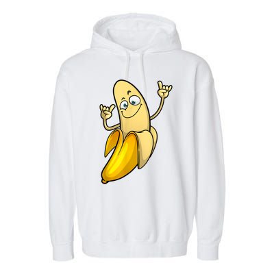 Funny Banana Designs For Men Women Fruit Lover Farming Food Garment-Dyed Fleece Hoodie