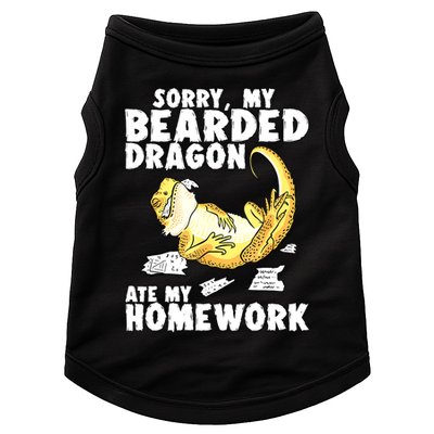 Funny Bearded Dragon Reptile Funny Lizard Bearded Dragon Doggie Tank