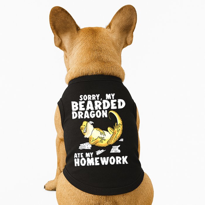 Funny Bearded Dragon Reptile Funny Lizard Bearded Dragon Doggie Tank