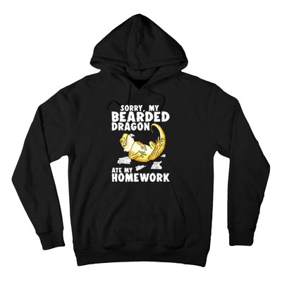 Funny Bearded Dragon Reptile Funny Lizard Bearded Dragon Hoodie