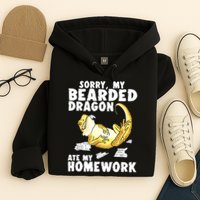 Funny Bearded Dragon Reptile Funny Lizard Bearded Dragon Hoodie
