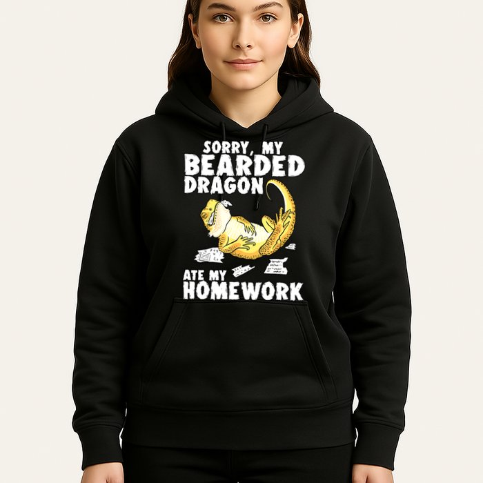 Funny Bearded Dragon Reptile Funny Lizard Bearded Dragon Hoodie