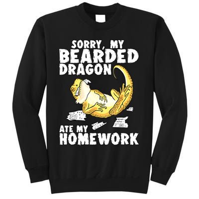 Funny Bearded Dragon Reptile Funny Lizard Bearded Dragon Sweatshirt