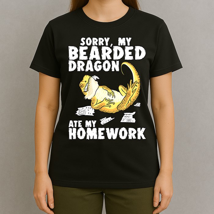 Funny Bearded Dragon Reptile Funny Lizard Bearded Dragon T-Shirt