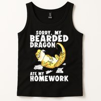 Funny Bearded Dragon Reptile Funny Lizard Bearded Dragon Tank Top