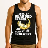 Funny Bearded Dragon Reptile Funny Lizard Bearded Dragon Tank Top