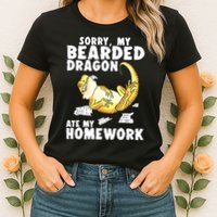 Funny Bearded Dragon Reptile Funny Lizard Bearded Dragon Womens T-Shirt