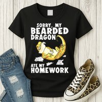 Funny Bearded Dragon Reptile Funny Lizard Bearded Dragon Womens T-Shirt