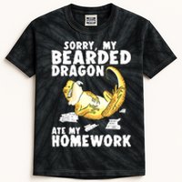 Funny Bearded Dragon Reptile Funny Lizard Bearded Dragon Kids Tie-Dye T-Shirt