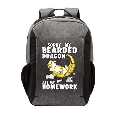 Funny Bearded Dragon Reptile Funny Lizard Bearded Dragon Vector Backpack