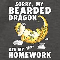 Funny Bearded Dragon Reptile Funny Lizard Bearded Dragon Vector Backpack